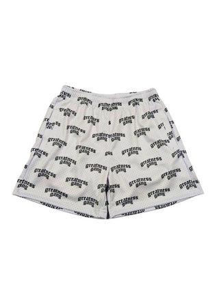 Greatness Gang “Alexander” Shorts (White)