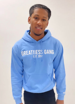 Greatness Gang Est. Hoodie (Carolina Blue)
